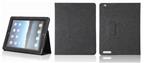 Black Ipad 2 Concise Style Jeans Leather Case