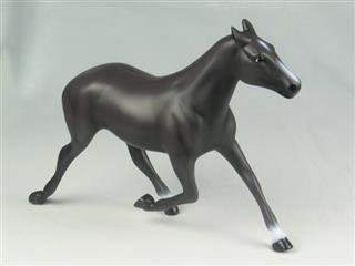 Resin Horse Sculpting Craft  Blck