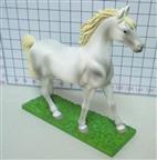 Resine White Horse Sculpting  Figure Arts 24cm