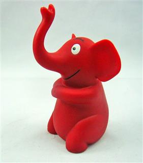 Soft Vinyl Elephant Cartoon Figure
