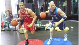 Resin Basketball Player Sculpture Craft