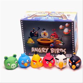 PVC Angry Bird Google-eyed Figurine Toy
