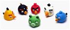 PVC Angry Bird Google-eyed Figurine Toy