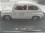 OEM custom made Year 1960 600D 1/24 diecast fiat model car